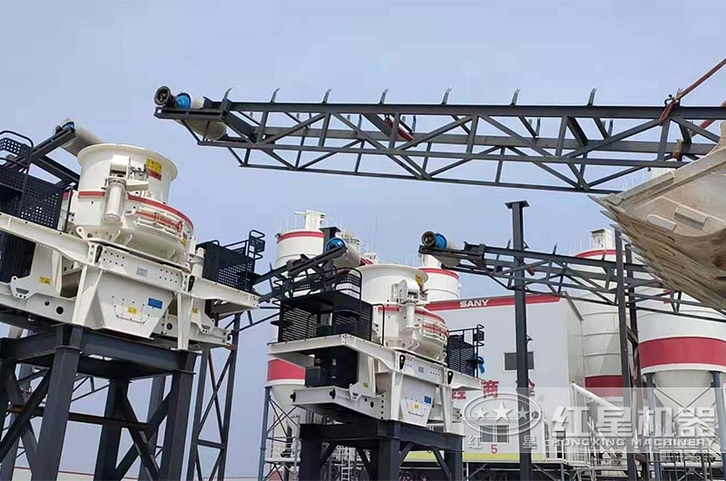 800t/h機制砂生產線安裝現(xiàn)場