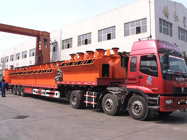 紅星機(jī)器環(huán)保型浮選機(jī)正發(fā)往客戶(hù)現(xiàn)場(chǎng)