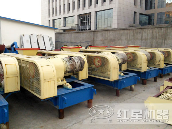 新型對輥式破碎機廠區(qū)圖