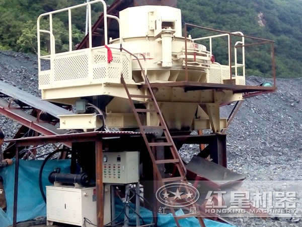 Hx新型制砂機(jī)現(xiàn)場作業(yè)圖