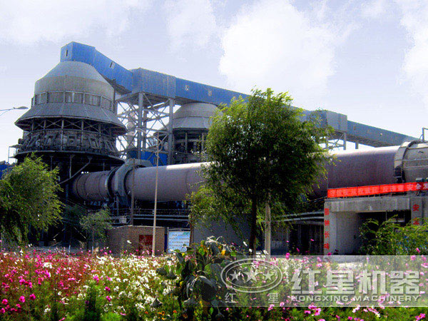 回轉窯現場作業(yè)圖