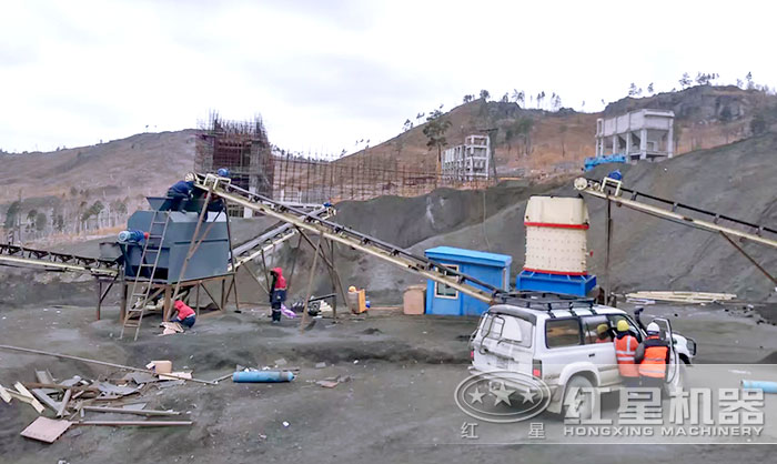 復(fù)合式破碎機(jī)，山西用戶現(xiàn)場