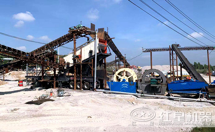 移動小型制砂機(jī)——油電兩用