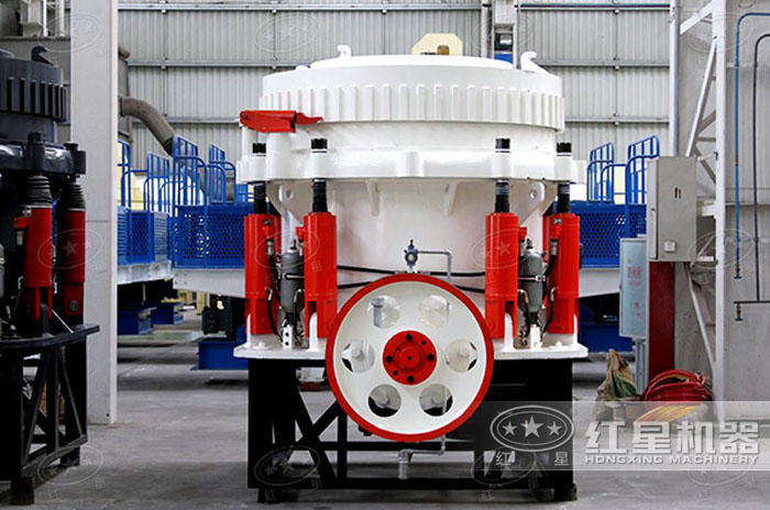 全液壓圓錐式破碎機(jī)產(chǎn)量高，能耗小