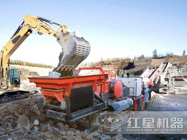 建筑垃圾破碎站機(jī)身靈活、占地小